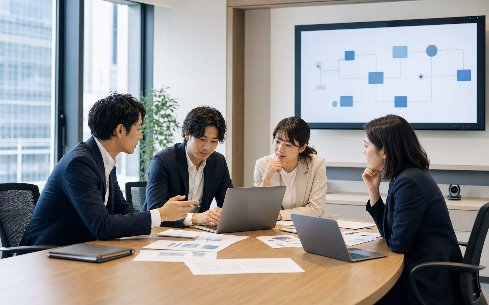 AI consulting workspace