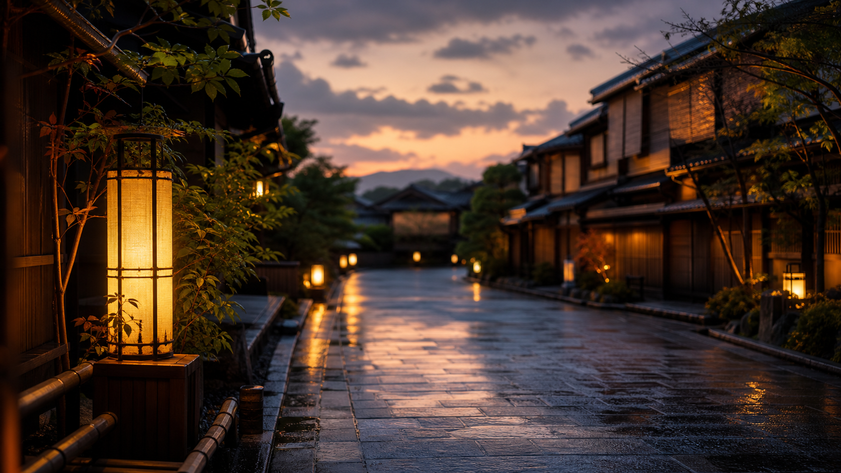 Luxury Kyoto street for inbound travel coordination